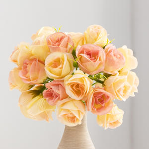 ช่อดอกกุหลาบ<span class=keywords><strong>เปอร์เซีย</strong></span>สีฟ้าไอซ์บลู 27 ดอก JUXINDA ของขวัญวันวาเลนไทน์ เครื่องประดับผมประดิษฐ์ ดอกกุหลาบปลอมสำหรับงานแต่งงาน - Product Image 1