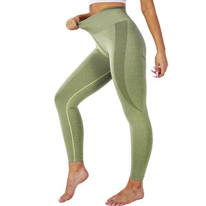 New Design High Quality Women's Fitted <b>Ankle</b>-<b>Length</b> <b>Leggings</b> Sportswear Fitness High Waist Solid Made Durable Yoga Workout Pants - Product Image 3