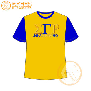 Vente en gros de t-shirt Sigma Gamma Rho pour femmes vêtements de sororité jersey de coton t-shirt respirant de haute qualité vêtements grecs pour femmes - Product Image 1