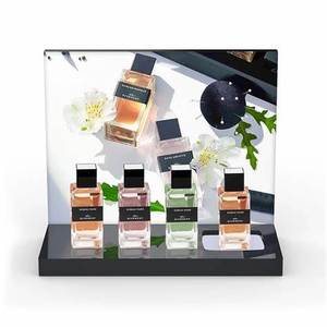 Artfulcosmos Acrylic <b>Perfume</b> Display Customized Size Freestanding Modern Desk Jewelry Display Clear Polished Plastic Shelf - Product Image 5