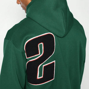 Sudadera con capucha para hombre de último diseño, suéter de peso pesado, ropa de calle, bordado de chenilla, gráfico personalizado, 100% algodón de gran tamaño - Product Image 5