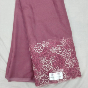 Tissu de conception exclusive de broderie d'organza doux pour faire à la matière de robe de fantaisie - Product Image 2