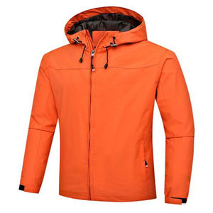 Venta al por mayor Deportes de invierno Casual Softshell Chaquetas al aire libre Tallas grandes Cierre de cremallera delgada Personalizado Liso teñido - Product Image 2