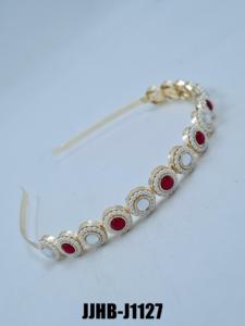 Diadema étnica hecha a mano a la moda Diseñador de moda Ideal para ocasiones nupciales, bodas, fiestas y festivales Venta al por mayor de alta calidad - Product Image 2