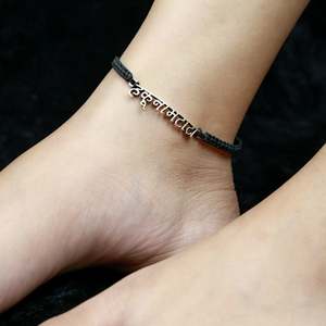 Tobillera de Plata 925 con Diseño de Mariposa y Bola, Chapada en Oro, con Incrustaciones de Diamantes, Estilo Nazakat Hakuna Matata, Religiosa Cristiana, para Regalo - Product Image 3