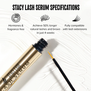 Suero para Pestañas Stacy (5ml) - Suero para Mejorar y Crecer Cejas y Pestañas, Sin Hormonas, Seguro para Extensiones, Resultados en 4 Semanas - Product Image 2