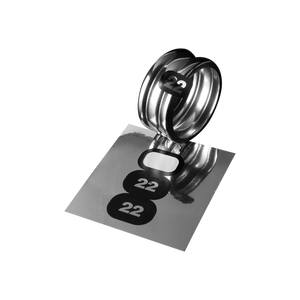 Custom Silver Metallic Waterproof Heat Resistant <b>Vinyl</b> <b>Sticker</b> Sheets for Helmets Bikes Hard Hats Outdoor Sports Event Giveaways - Product Image 5