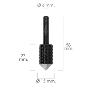 Fresa Rotante per Legno per Forare O/15 mm. Per Trapano/Fresatrice - Product Image 2