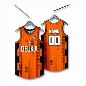 Vêtements de sport de basketball sublimés personnalisés OEM Maillots respirants Numéro de nom personnalisé pour vos tournois d'équipe de clubs pour l'été - Product Image 1