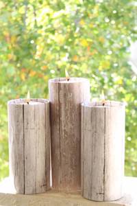 Portavelas decorativo con diseño de madera para decoración de fiestas, tarro de cera con diseño personalizado disponible - Product Image 6