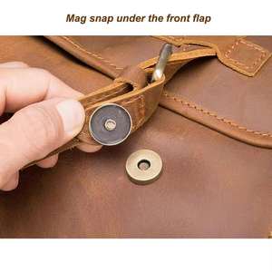 Sacs de voyage en cuir véritable 100% écologiques, grande capacité, durables, pour le sport, les week-ends, les voyages d'une nuit, le camping - Product Image 4