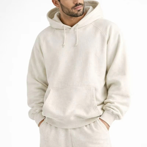 Chándal de invierno con capucha 2026 de poliéster/algodón, diseño 2 en 1, estampado y bordado ecológico, de peso pesado - Product Image 1