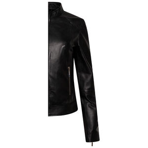 Veste de moto en peau de mouton sur mesure de qualité supérieure pour femmes, 100% authentique, coupe-vent, chauffante, écologique, imprimée - Product Image 5