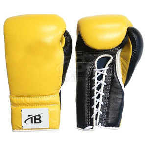 Guantes de boxeo con cordones Fabricante profesional Guantes de boxeo duraderos Diseño personalizado al por mayor - Product Image 4