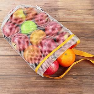 Bolsa de Red de Algodón Ecológica con Tamaño Personalizable, Portátil y Reciclable para Cosméticos y Juguetes - Product Image 4