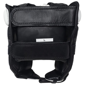 2025 diseño personalizado colorido-Patchwork PU cuero boxeo casco cómodo entrenamiento cabeza guardia para hombres - Product Image 4