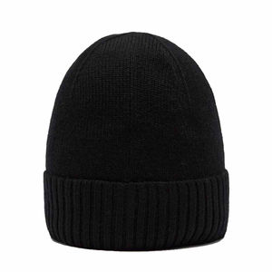 Gorro de Invierno de Punto Jacquard para Hombre y Mujer, Gorro de Calavera, Color Negro de Moda, Gorros de Invierno Cálidos y Suaves - Product Image 2