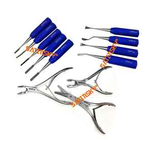 Ensemble d'instruments de rhinoplastie manuelle Satinsky, 12 pièces, outils de chirurgie nasale en plastique, certifiés CE, autoclavables, de haute qualité - Product Image 1