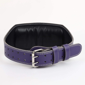 เข็มขัดยกน้ำหนักแบบสายรัดปรับระดับได้สำหรับผู้ชายพร้อมวัสดุกันเหงื่อเพื่อให้ยกได้ง่ายและช่วยเพิ่มความมั่นคงของมือ - Product Image 1