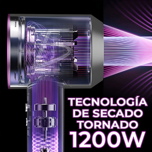Asciugacapelli Professionale Ionico 1200W per Supersonic con Ioni Negativi, Logo Personalizzato, Struttura in Metallo, Asciugacapelli Professionale - Product Image 2