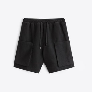 <b>Men's</b> Premium Quality Breathable <b>Hoodie</b> & <b>Shorts</b> <b>Set</b> Solid Pattern Outdoor Running Wear for Summer Hooded Collar - Product Image 6