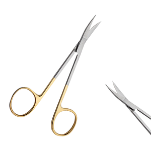 Tijeras de vestir Supercut, carburo de tungsteno Blunt/Sharp Curved 165mm de largo Instrumentos quirúrgicos Fabricante de Pakistán - Product Image 1