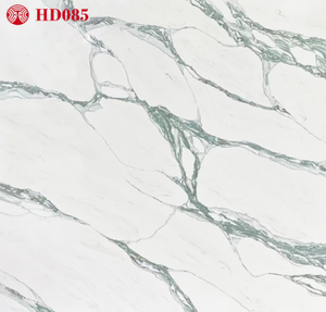 Promoción Diseño moderno de lujo Calacatta Cuarzo Esmeralda Losa grande Patrones de veta llamativos Hoteles Aplicaciones artificiales HIC - Product Image 2
