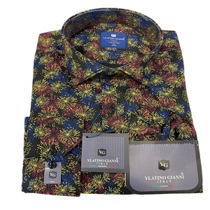 เสื้อสำนักงานสำหรับผู้ชายเข้ารูปผ้าฝ้ายเสื้อเชิ้ตหลากหลายดีไซน์ - Product Image 4