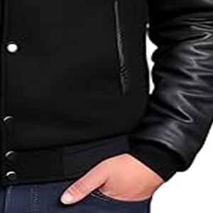 Veste bomber universitaire en chenille brodée avec logo personnalisé, veste de baseball d'hiver, veste varsity, téléchargée par Dress Sports - Product Image 3