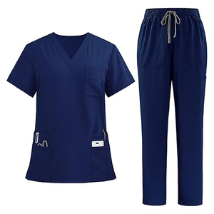 MEILLEURE VENTE Médecin Scrubs Ensembles En Gros | Premium Logo Personnalisé Coupe Athlétique Bas quantité minimale de commande Fournisseur Polyester/Coton Tissu Respirant - Product Image 5