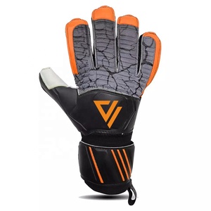 Gants de gardien de but pour hommes en cuir super doux et confortables, personnalisables, de haute qualité, respirants, antidérapants, avec sangle de poignet réglable et crochet - Product Image 2