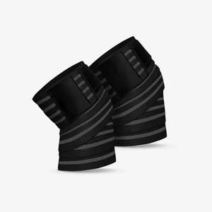 Genouillères de fitness unisexes grande taille, souples et respirantes pour l'entraînement en salle de sport, élastiques, antidérapantes et réglables - Product Image 6