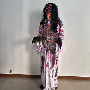 Masque animatronique fantôme d'horreur pour la décoration d'Halloween accessoires de maison hantée pour centres commerciaux aéroports publics garderies écoles - Product Image 5