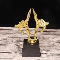 Trophée Golden Shoe Football Open Trophées pour la cérémonie de célébration Cadeau d'appréciation Sport Academy Awards For Sokar Sports