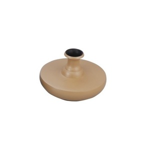 Vase à fleurs en aluminium de la meilleure qualité avec finition de couleur marron Pot de fleur de décoration de table durable pour la décoration intérieure - Product Image 1
