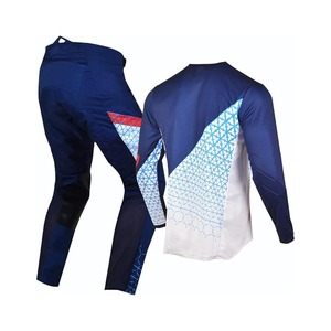 Traje de Motocross para Adultos, Conjunto de Jersey y Pantalones Todoterreno, Transpirable, de Poliéster/Nailon, Impresión por Transferencia de Calor, Resistente al Viento - Product Image 2