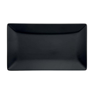 Plateau rectangulaire en grès noir M1934 Boston 30 x 20 cm, fournitures de restauration, vaisselle de traiteur, vente en gros - Product Image 1