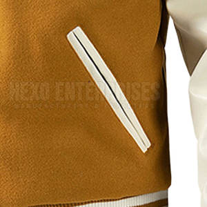 Vêtements décontractés pour hommes Veste Letterman de qualité supérieure Vêtements de gros avec col montant - Product Image 5