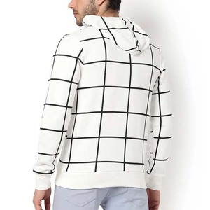 Sweat-shirts à capuche pour hommes, design rayé, fabrication sur mesure OEM, en vente, pull-over streetwear décontracté, sweat-shirt pour hommes - Product Image 3