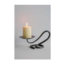 Portavelas de Metal negro moderno Proveedor de candelabro de alta venta Portavelas de Metal clásico hecho a mano - Product Image 2