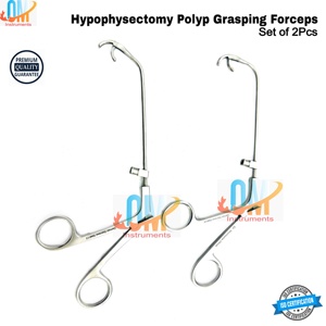 Juego de 2 Pinzas de Agarre para Hipofisectomía Sinusal y Antrum, Instrumento Quirúrgico Manual de ORL, Acero Inoxidable de Alta Calidad, OldMed - Product Image 3
