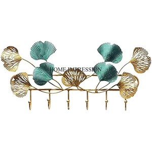 Approvisionnement direct d'usine Gingko Leaves Designer Most Fancy Unique Look Crochets et cintres en métal de qualité luxueuse d'Inde - Product Image 3