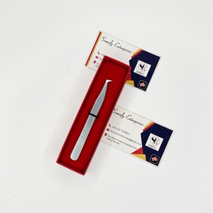Pinces à extensions de cils, nouvelle conception de pointe avec manche uni finition mate, gamme complète, meilleure qualité, acier inoxydable japonais - Product Image 6