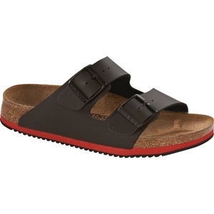 Safety Shoes Sandale Arizona Super Grip Size 46 Black Birko Flor DIN EN ISO 20347 by for Birkenstock - Product Image 1