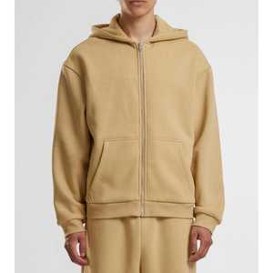Vente en gros Épaule tombante Grande Taille Vintage Lavage Unisexe Hoodies Meilleure Qualité Respirant 400GSM French Terry Stone Wash Hoodies - Product Image 1