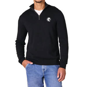 Dernière conception de haute qualité pull à fermeture éclair quart sur mesure à bas prix pull à fermeture éclair quart pour hommes - Product Image 1