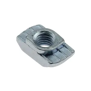 Tuerca tipo martillo para perfiles de aluminio industrial 30*30 ranura 8, altura de paso 1,7mm 8,14. 08.0. 2. 08,1