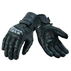 Gant d'équitation de moto respirant Gants de cyclisme de course de vélo de moto avec écran tactile Gants de moto en cuir pour hommes - Product Image 1