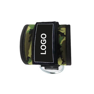 Gran oferta, correas de tobillo de alta calidad para hacer ejercicio, correas de tobillo de Material PU para gimnasio con máquinas de Cable, compatible con logotipo personalizado - Product Image 6