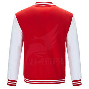 Veste en laine pour homme, prix de gros, avec col et bas personnalisés, prix bas, tissu coton polyester - Product Image 3